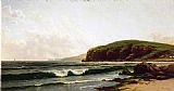 Breaker Paintings - Headlands and Breakers by Alfred Thompson Bricher